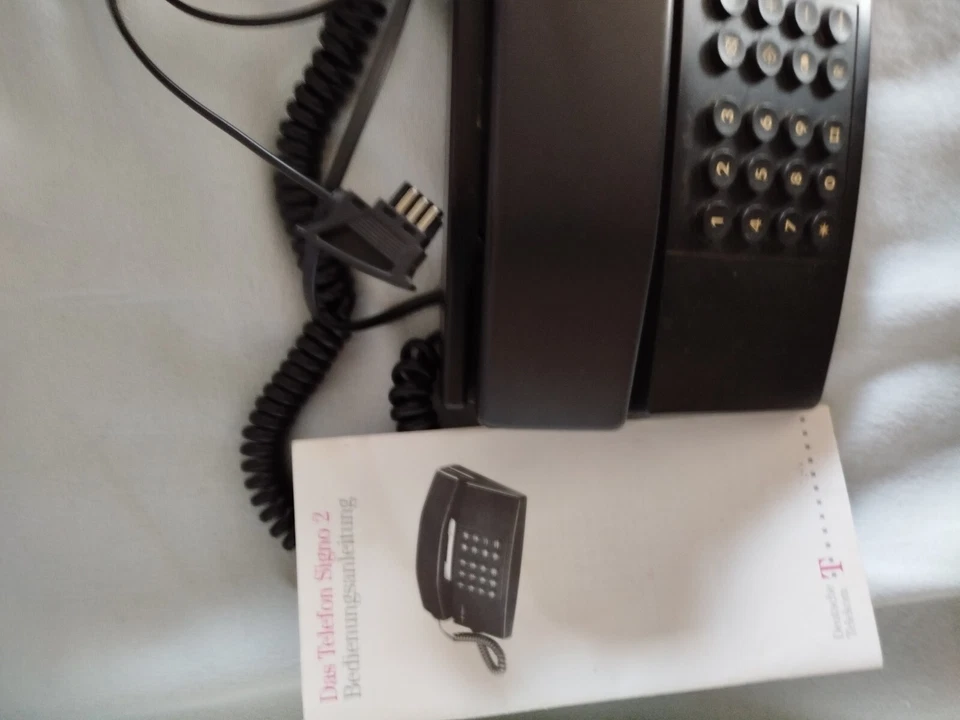 Tastentelefon Telekom Signo 2, Braun, Vintage, mit TAE-Stecker - Bild 1 von 1