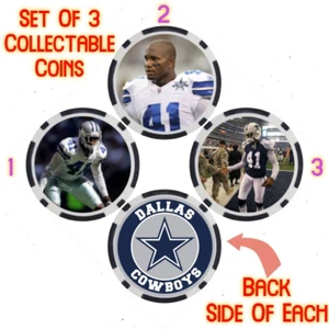 TERENCE NEWMAN - LEGENDARY COWBOYS FOOTBALL PLAYER - COLLECTABLE COIN SET - Picture 1 of 2