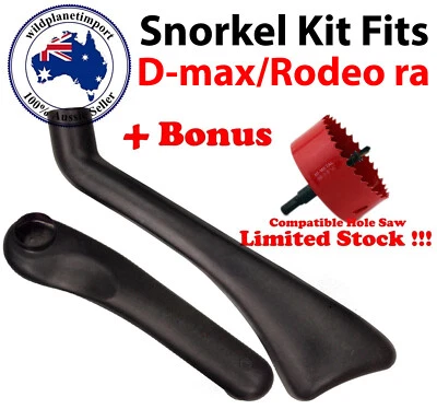Snorkel Kit+Hole Saw Fits D-max 2009 on & Rodeo RA 2007-ISUZU Dmax/HOLDEN Rodeo - Image 1 of 3