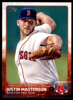 2015 TOPPS #433 JUSTIN MASTERSON BOSTON RED SOX - Image 1 of 2
