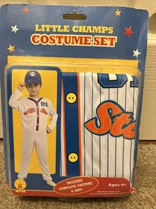 Kind Kleinkind Jungen Little Champs Kostüm Mütze Baseballkostüm Größe 4+ Neu in Verpackung - Bild 1 von 4