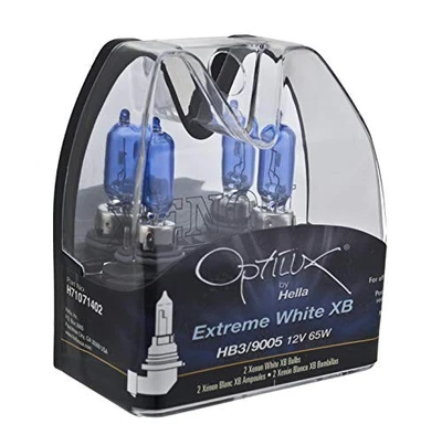 Hella     Hella H71071402 Optilux Xb Series 9005 Xenon White Halogen Bulbs  12V - Image 1 of 2