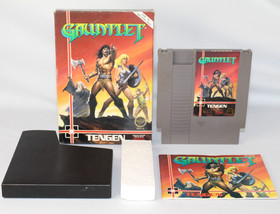 Gauntlet NES Nintendo Complete CIB Authentic! Good Condition! Circle Seal!