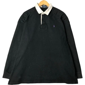 Vintage Ralph Lauren POLO by Ralph Lauren long-sleeved rugby shirt men's siz... - Picture 1 of 9