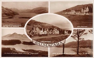 POSTCARD SCOTLAND BALMACARA MULTI VIEW - Foto 1 di 2