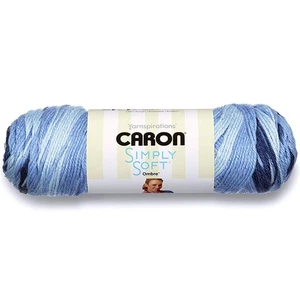 Simply Soft Ombres Yarn Saturday Blue Jeans Ombre - Bild 1 von 1