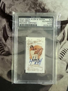 2014 Topps National Convention A&G Minis Jose Abreu RC Auto PSA Authentic - Picture 1 of 1