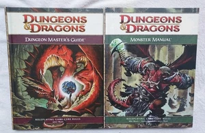 Dungeons And Dragons Dungeon Masters Guide + Monster Manual HARDBACK BOOK - Foto 1 di 2