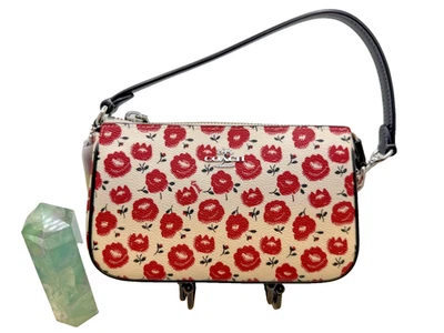 Coach Nolita 19 con estampado floral CBM74 plata/tiza/negro multi. Agotado. Nuevo con etiquetas Foto 1 de 4