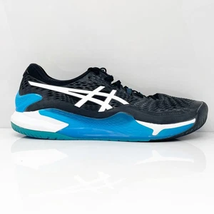 Asics Mens Gel Resolution 9 1041A330 Black Running Shoes Sneakers Size 12.5 - Picture 1 of 12