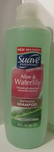 Champú Suave Essentials Aloe Waterlily 30 fl oz tamaño familiar difícil de encontrar - Imagen 1 de 6