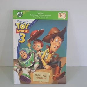 LeapFrog LeapReader TAG Book Disney Pixar Toy Story 3 Home School Cowboy Kid - Picture 1 of 10