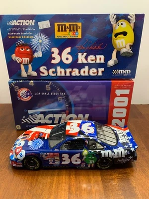 Ken Schrader #36 M&M’s 4th of July 2001 1:24 Nascar Diecast~ - Image 1 of 4