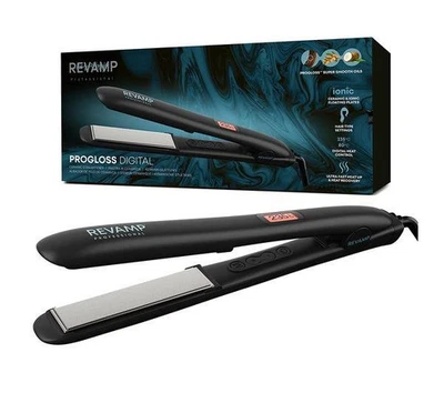 REVAMP Progloss Digital Hair Straightener ST-1000-GB Professional Home Styling - Image 1 of 4