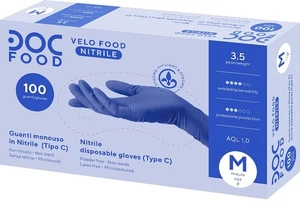 Gants Nitrile Velo Food Taille XL 100 Pièces - Doc Food - Bild 1 von 1