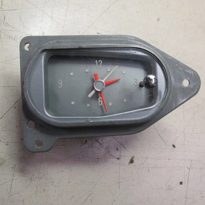 1961 61 Ford Custom Galaxie XL Car Dash Clock Cleaned & Oiled Runs Good  - Image 1 of 4