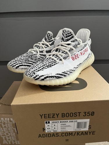 Adidas Yeezy 350v2 Zebra UK 9 2017