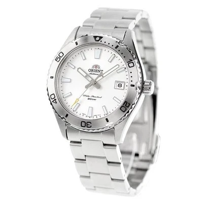 Orient Mako Sports RN-AC0Q03S White Dial Automatic Mechanical Diver Men Watch JP - Image 1 of 4