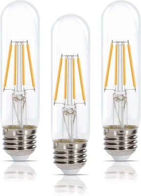 [3 Pack] Simba Lighting® LED T10 Bulbs 6W Dimmable 60W Equivalent 120V E26 2700K - Image 1 of 4