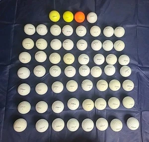 60 Used Titleist Golf Balls 1-4 - Picture 1 of 9