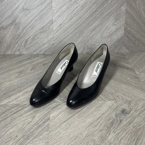 Tacones negros sin cordones Gabor Court - Reino Unido talla 5 - Imagen 1 de 11