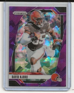 2024 Prizm David Njoku Purple Cracked Ice # 166/225 - Picture 1 of 2