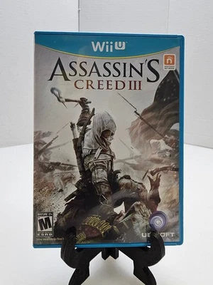 Juego Nintendo Wii U Assassins Creed III CIB Limpio y Probado Foto 1 de 4