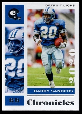 2020 Panini Chronicles #33 Barry Sanders - Image 1 of 2