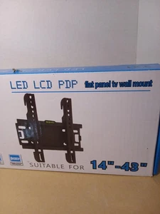 Universal TV Wall Mount Bracket for 14-42 Inch LCD LED Flat Panel Up To 55lb. - Picture 1 of 6