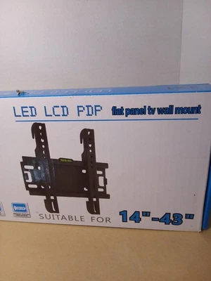 Universal TV Wall Mount Bracket for 14-42 Inch LCD LED Flat Panel Up To 55lb. - Image 1 of 4