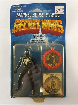 Mattel Marvel Secret Wars 1984 Spider-Man Black Suit Symbiote Venom - Image 1 of 4