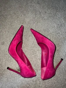 rosa Pumps aus Wildleder, super Zustand, Zara, Abdatzhöhe 9,5cm - Bild 1 von 5