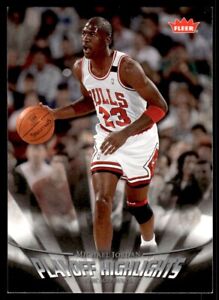 Michael Jordan 2007-08 Fleer Playoff Highlights I4 #PH21 Chicago Bulls