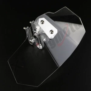 Spoiler deflector transparente adecuado para Kawasaki Versys 650ABS con clip para parabrisas - Imagen 1 de 6