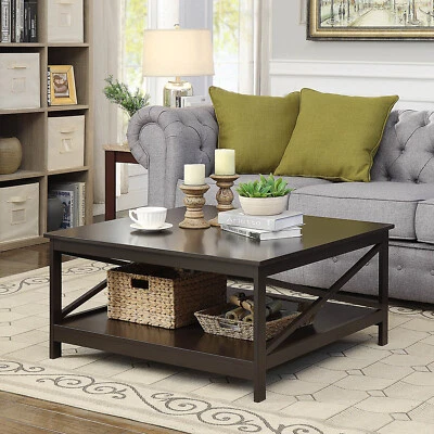 Convenience Concepts Oxford Square Coffee Table - Image 1 of 3