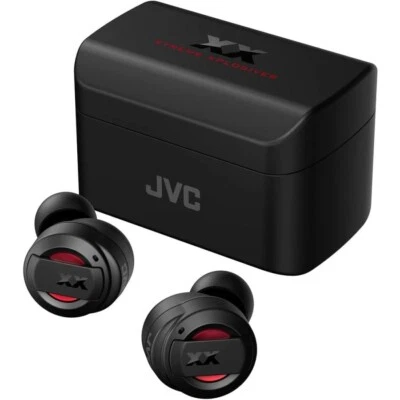 JVC HA-XC72T-RA Wireless Earphones XX Series Bluetooth Noise Cancelling Red - Image 1 of 3