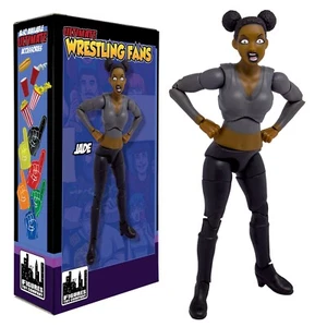 Ultimate Wrestling Crowd Fan Figures para WWE y AEW Wrestling Figures: Jade - Imagen 1 de 4
