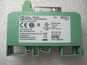 2981363  (PSR-SCF-24UC/URM/2X21)  PHOENIX CONTACT  SAFETY RELAY - Picture 1 of 2