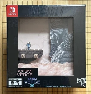 Axiom Verge 1 & 2 Collector's Edition Nintendo Switch giochi a tiratura limitata SIGILLATI! - Foto 1 di 5