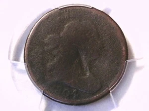 1804 Half Cent PCGS Genuine Damage - G Detail Crosslet 4 No stems 40409544 - Picture 1 of 3