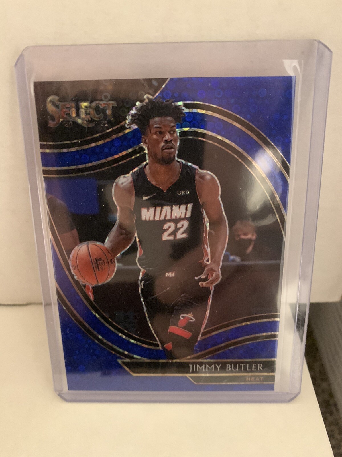 2020-21 Panini Select Courtside Blue Disco Prizm /25 Jimmy Butler #257