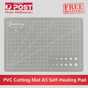 PVC Cutting Mat A5 Single Self-Healing Pad Patchwork Tool Handmade - Picture 1 of 7