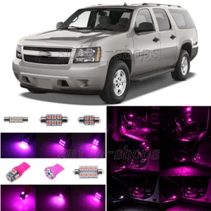10pcs Pink/Purple LED Interior Light Package Fit For 2007-2013 Chevy Suburban - Picture 1 of 9