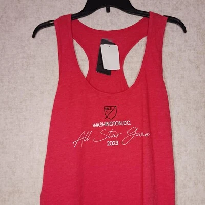 Camiseta sin mangas grande New Era MLS All Star Game para mujer roja Washington, D.C. fútbol Foto 1 de 4