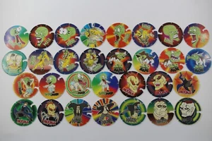 TAZOS POGS MILK CAPS BN TROC'S VOLANTS THE MASK 1995 COLECCION COMPLETA 30/30 - Imagen 1 de 2