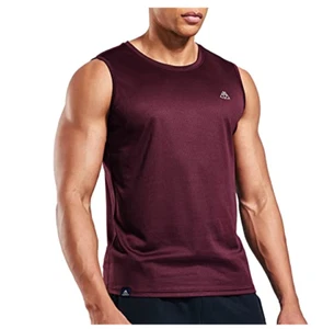 Haimont Herren ärmelloses Workout Tank Top Dry Fit feuchtigkeitsableitend Muskel Tee - Bild 1 von 9