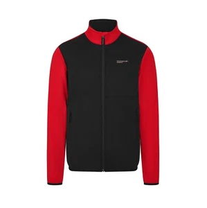 Porsche Motorsport Penske Official Softshell Full Zip Jacket Black Red - Picture 1 of 2