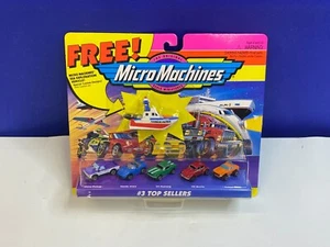 GALOOB MICRO MACHINES 1995 #3 TOP SELLERS W/ HARBOR PATROL BOAT NIP 65020 - Picture 1 of 10