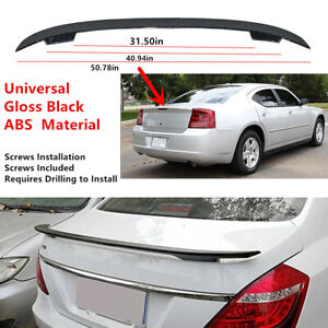 For 2006-2010 Dodge Charger Universal 50.7'' Painted Rear Trunk Spoiler Lip Wing
