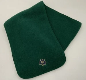 Bufanda polar Notre Dame Adidas trébol bordado verde excelente - Imagen 1 de 14